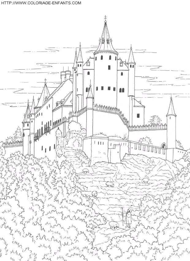 Castle coloring