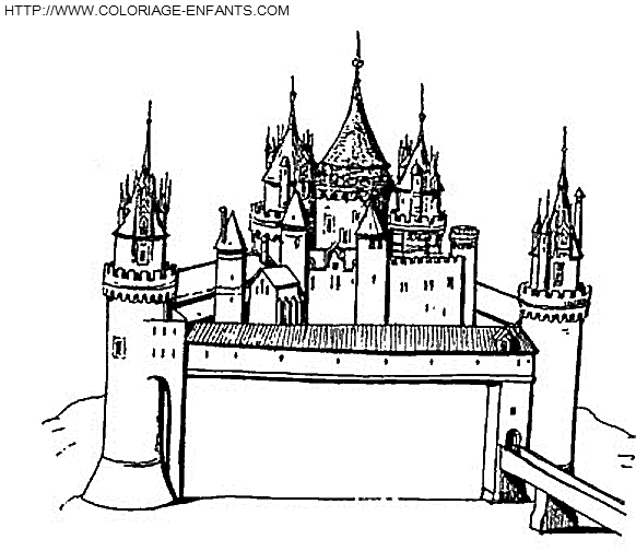 Castle coloring