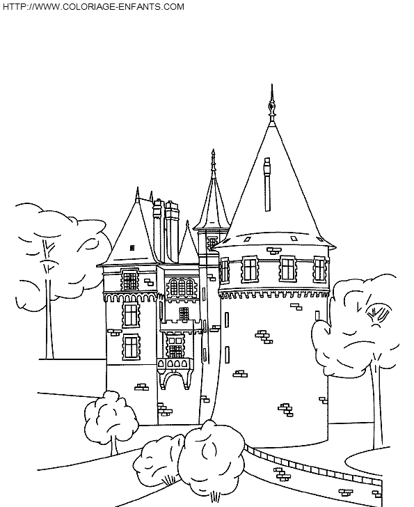 Castle coloring