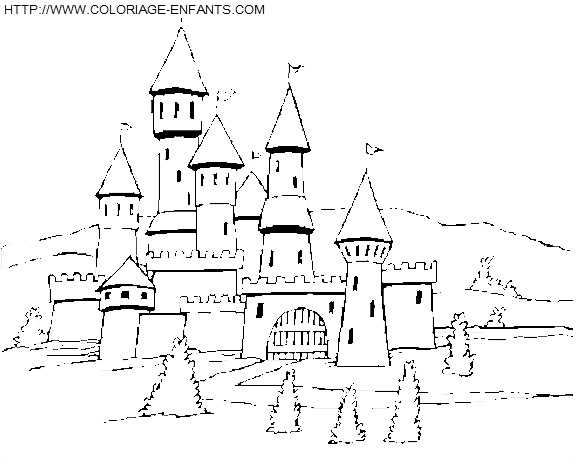 Castle coloring