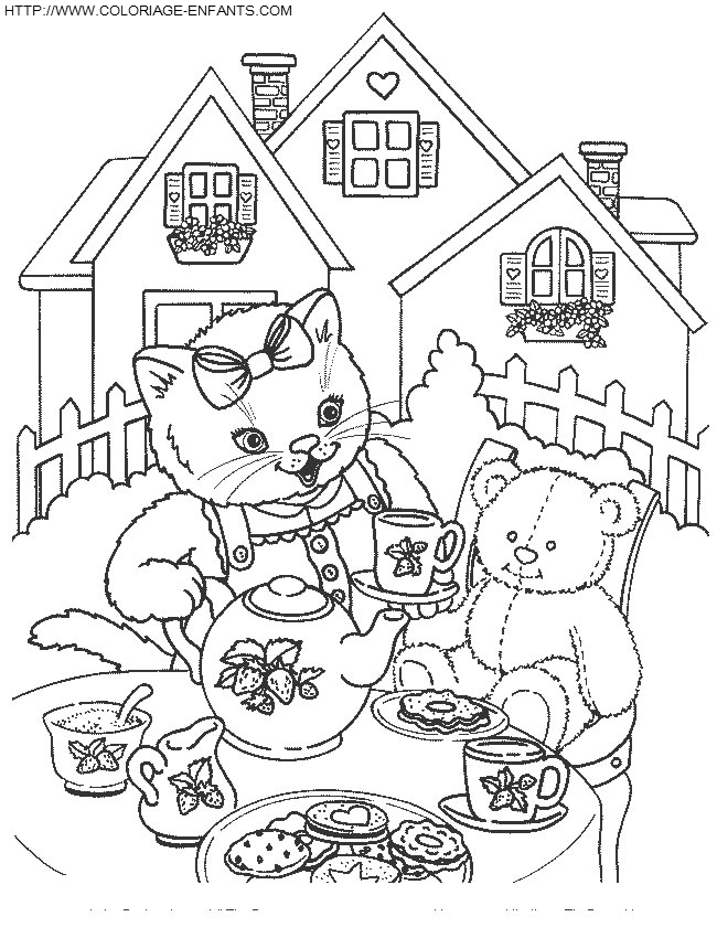 Cats coloring