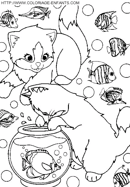 Cats coloring