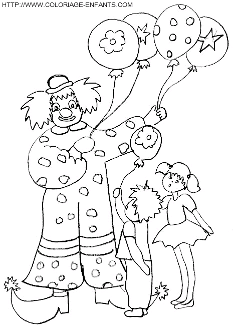 Circus coloring