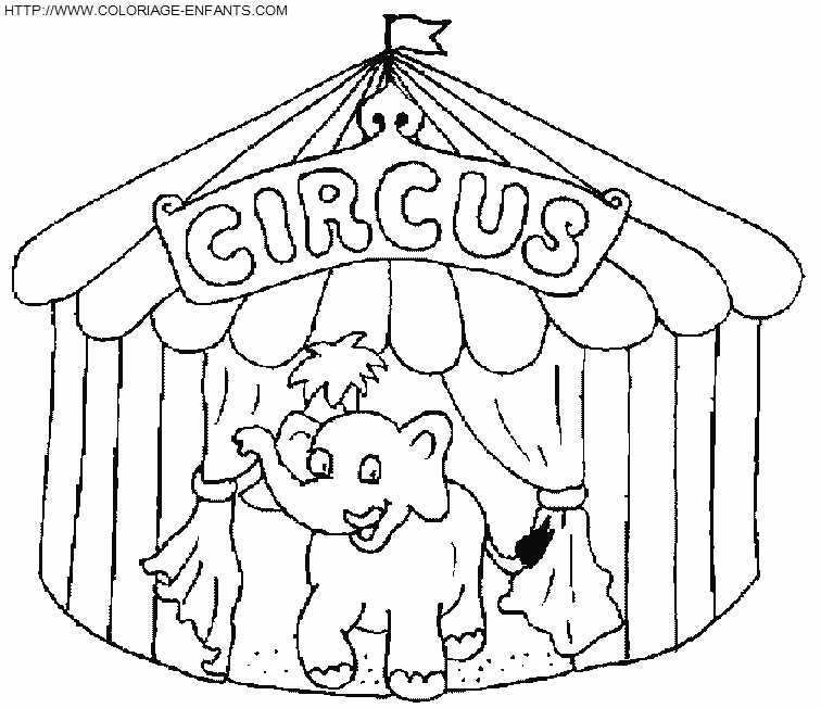 Circus coloring