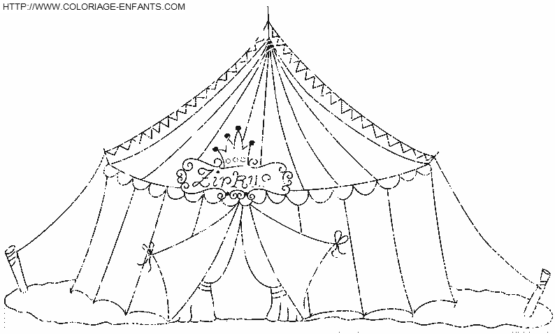 Circus coloring