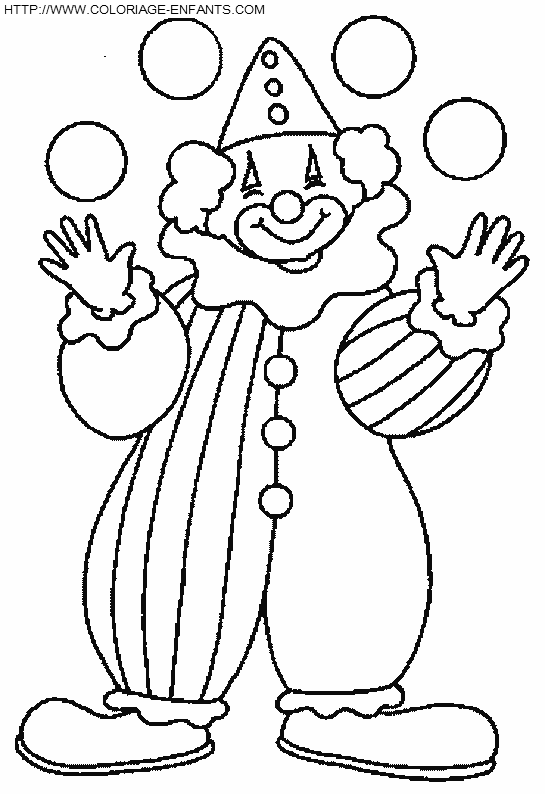 Circus coloring