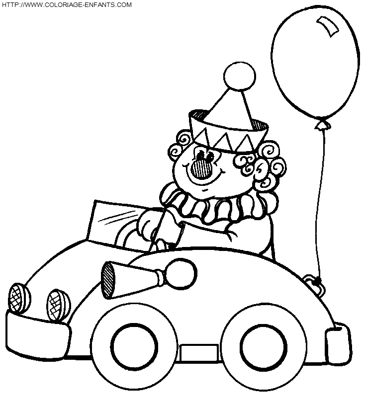 Circus coloring