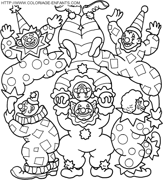 Circus coloring