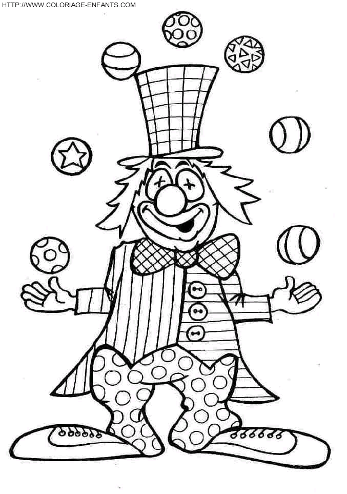 Circus coloring