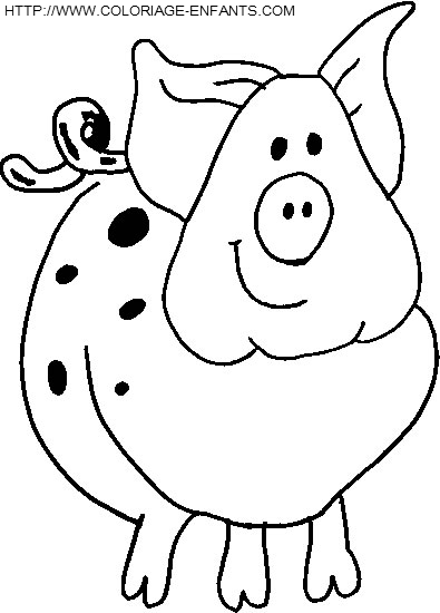 Pigs coloring