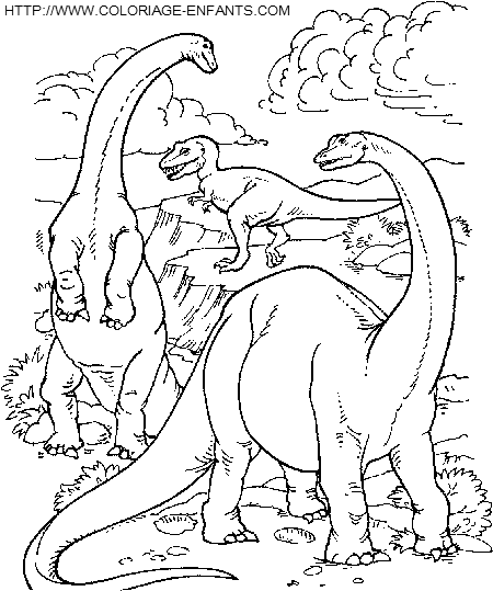 Dinosaur coloring