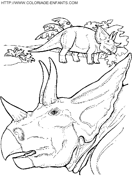 Dinosaur coloring