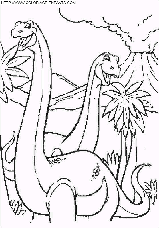 Dinosaur coloring