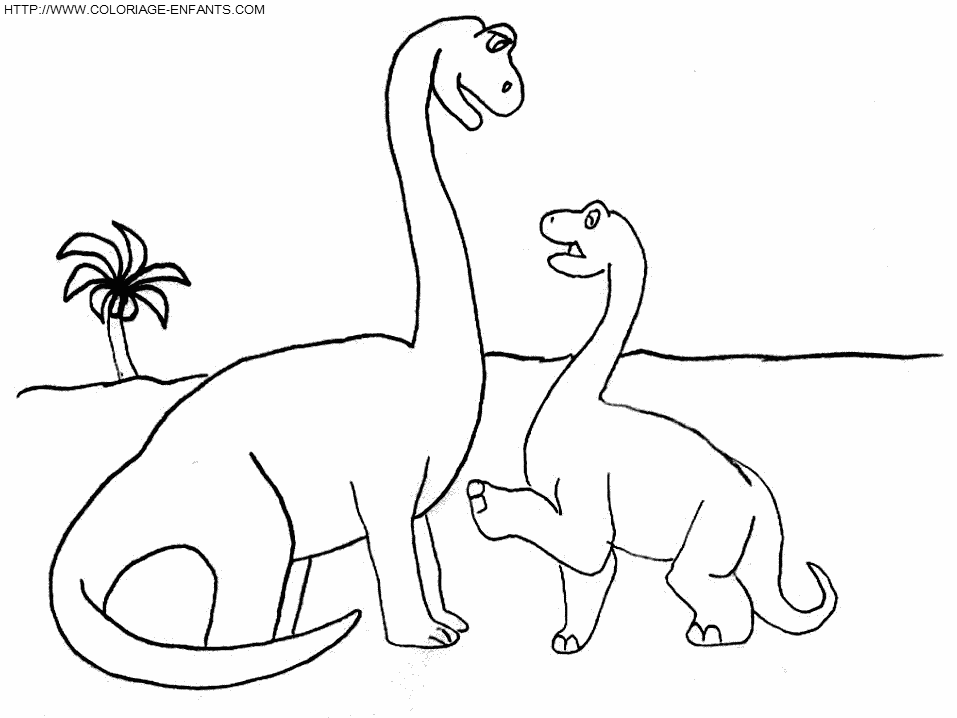 Dinosaur coloring