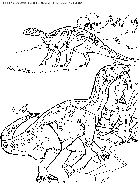 Dinosaur coloring