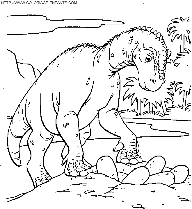 Dinosaur coloring