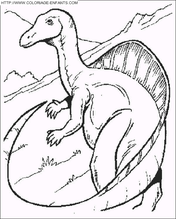 Dinosaur coloring