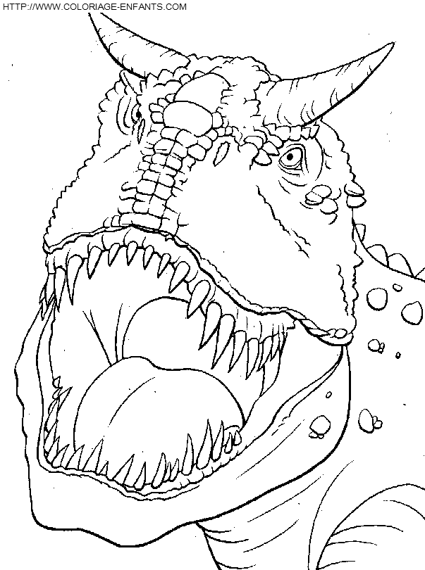 Dinosaur coloring