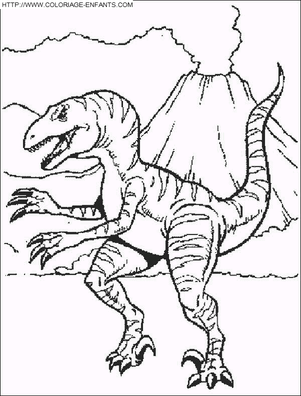 Dinosaur coloring