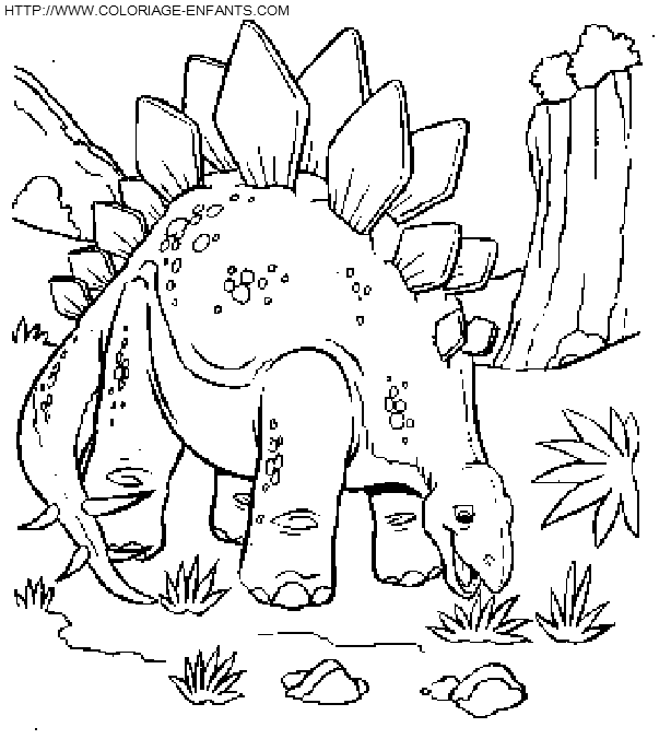 Dinosaur coloring