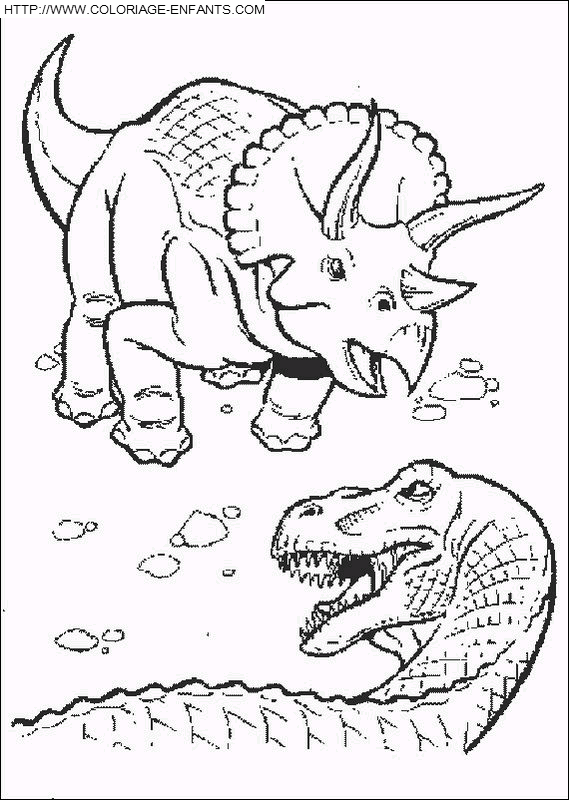 Dinosaur coloring