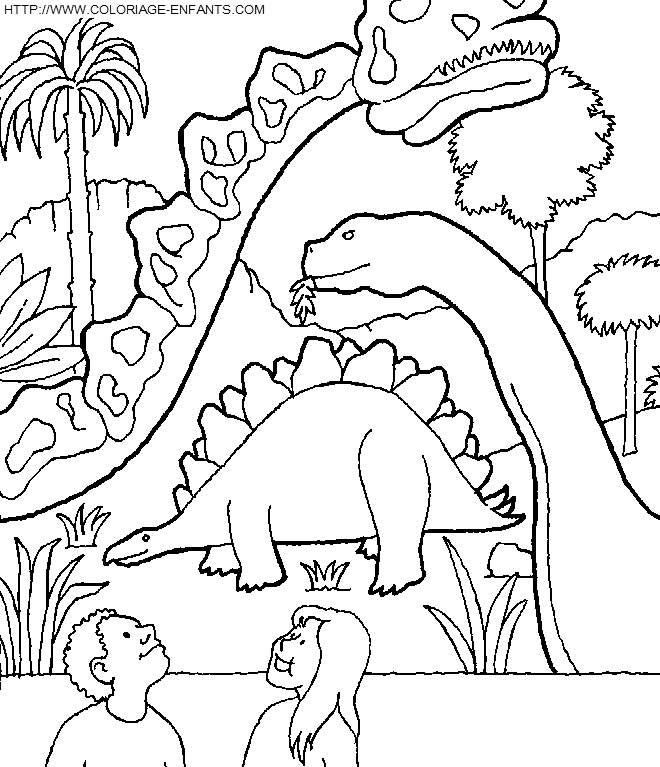 Dinosaur coloring