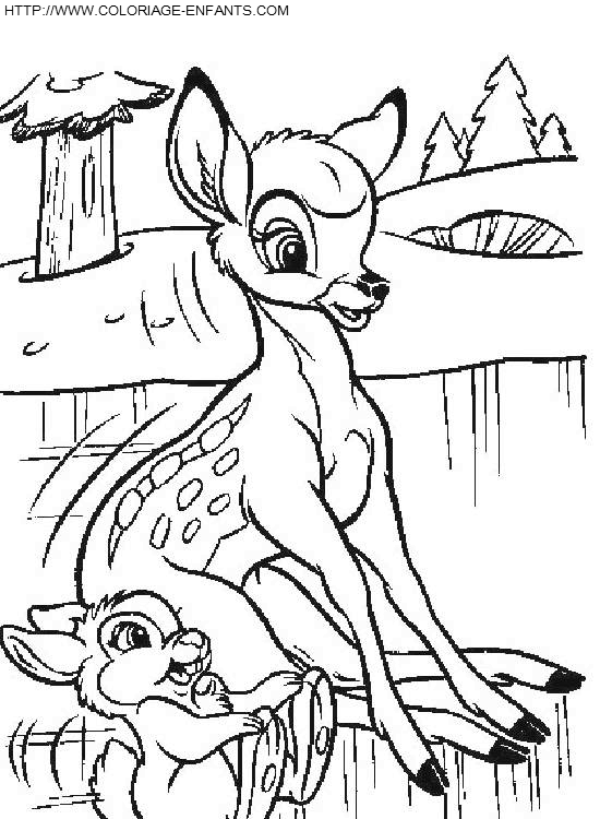 Bambi coloring