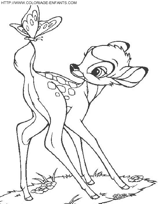 Bambi coloring