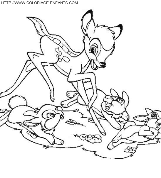 Bambi coloring