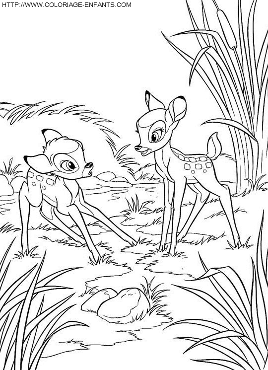 Bambi coloring