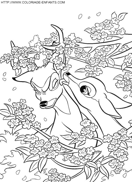 Bambi coloring