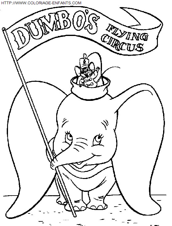 Dumbo coloring