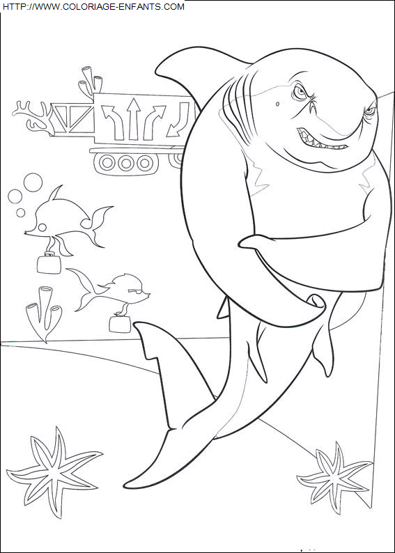 Shark Tale coloring