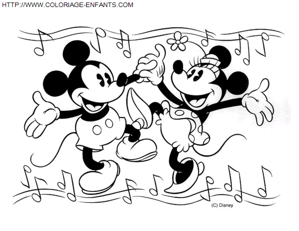 Mickey coloring