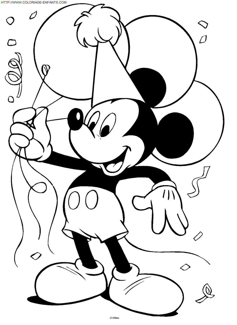 Mickey coloring