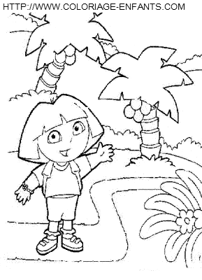 Dora The Explorer coloring