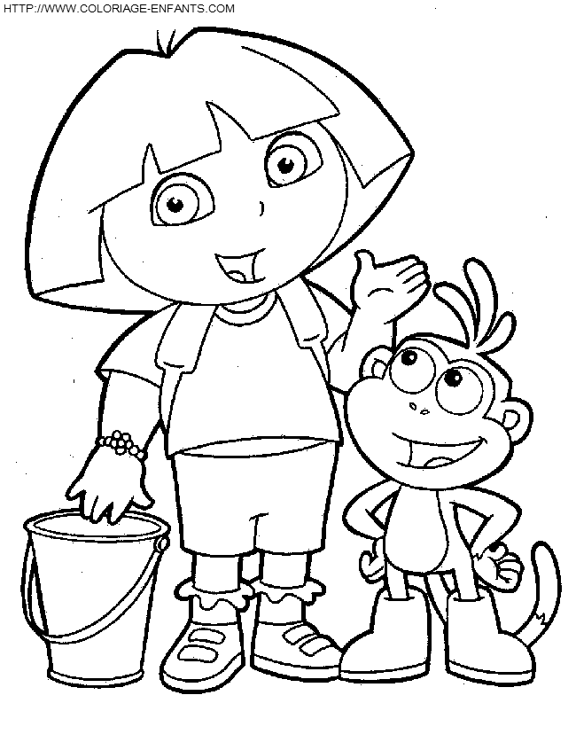 Dora The Explorer coloring