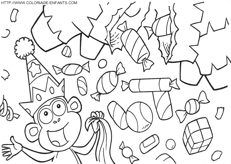 Dora The Explorer coloring