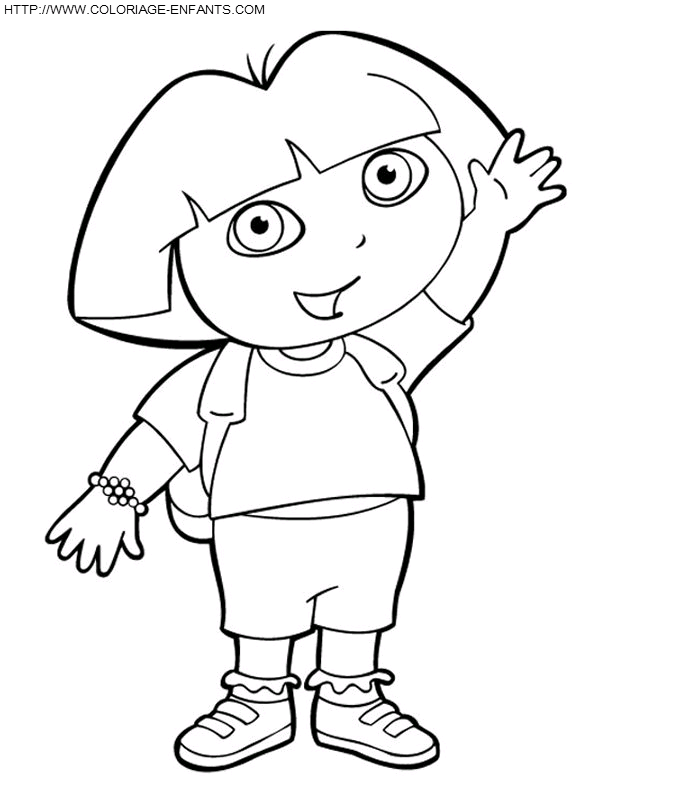 Dora The Explorer coloring