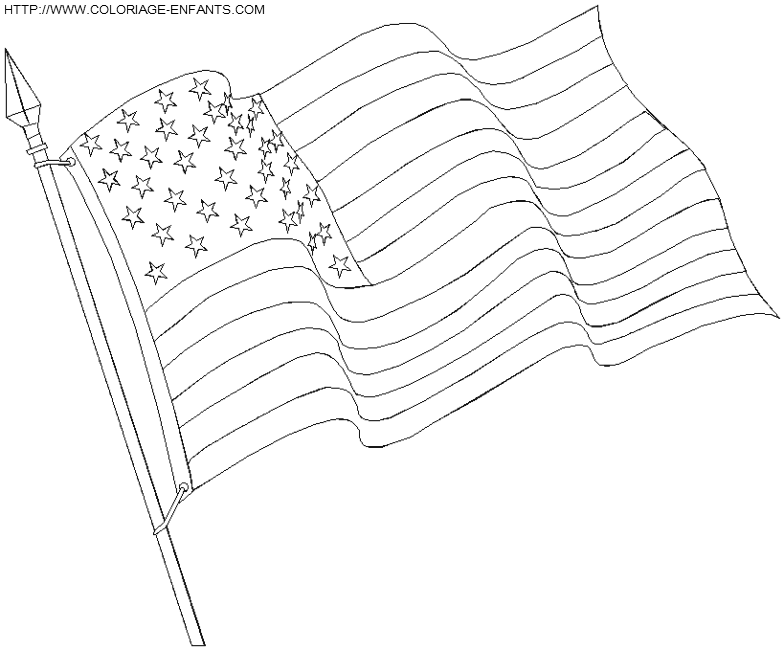 United States coloring