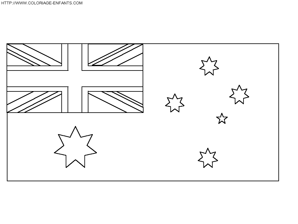 Australia coloring