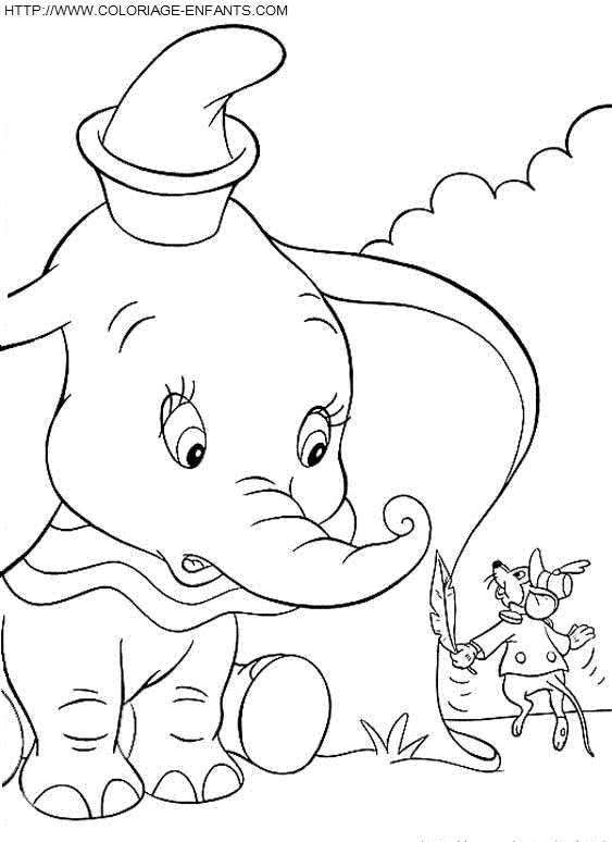 Dumbo coloring