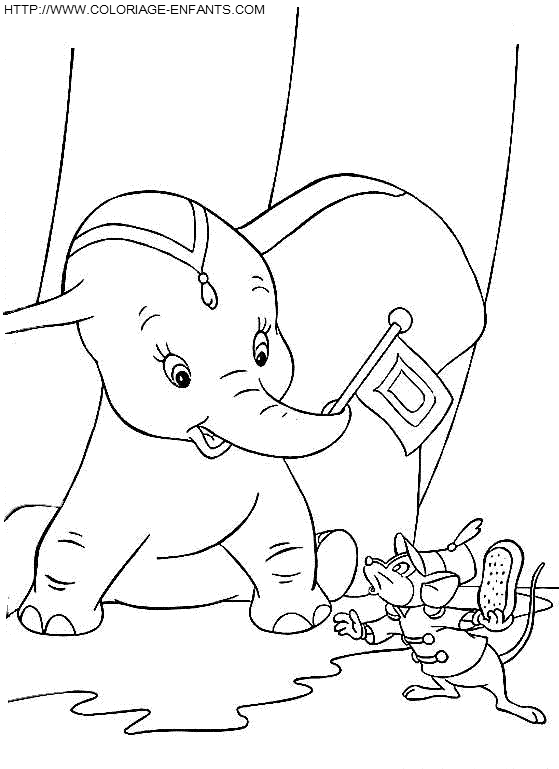 Dumbo coloring