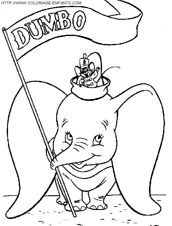 Dumbo coloring