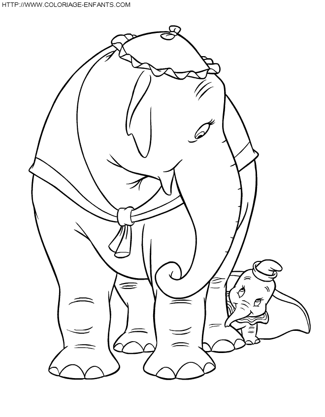 Dumbo coloring