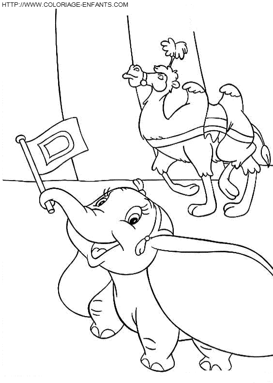 Dumbo coloring