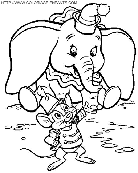 Dumbo coloring