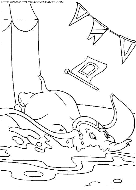 Dumbo coloring