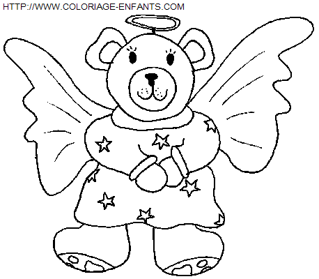 Christmas Angels coloring