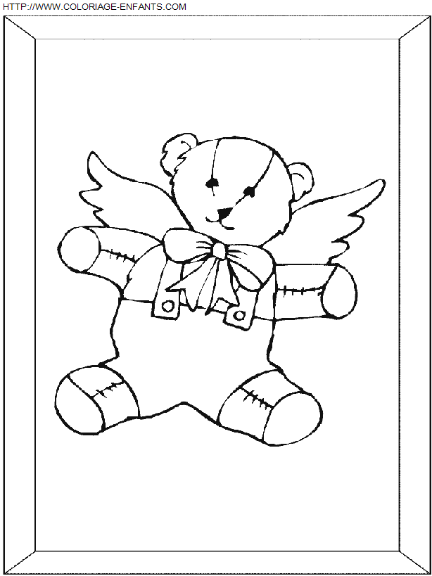 Christmas Angels coloring